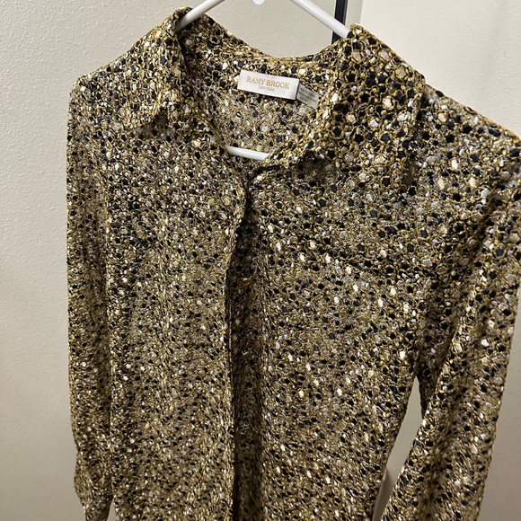 Ramy Brook Amalia Embroidered Blouse - Picture 4 of 7